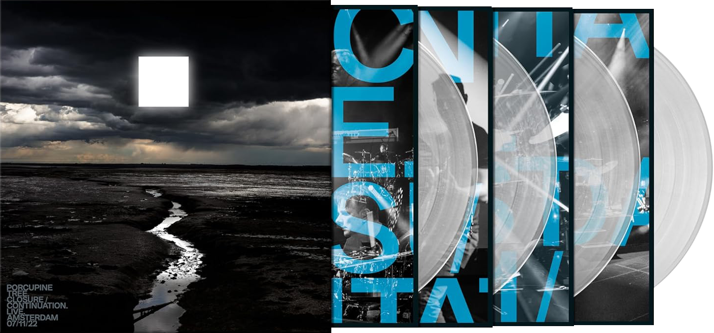 Image of Artwork for Porcupine Tree's CLOSURE / CONTINUATION. LIVE. AMSTERDAM 07/11/22 (Deluxe 4LP Boxset)